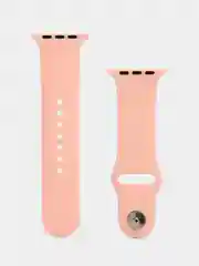 Пудровый ремешок для Apple Watch 3, 4, 5, 6, SE, 7, 8 силиконовый