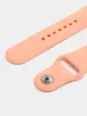 Пудровый ремешок для Apple Watch 3, 4, 5, 6, SE, 7, 8 силиконовый