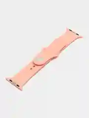 Пудровый ремешок для Apple Watch 3, 4, 5, 6, SE, 7, 8 силиконовый