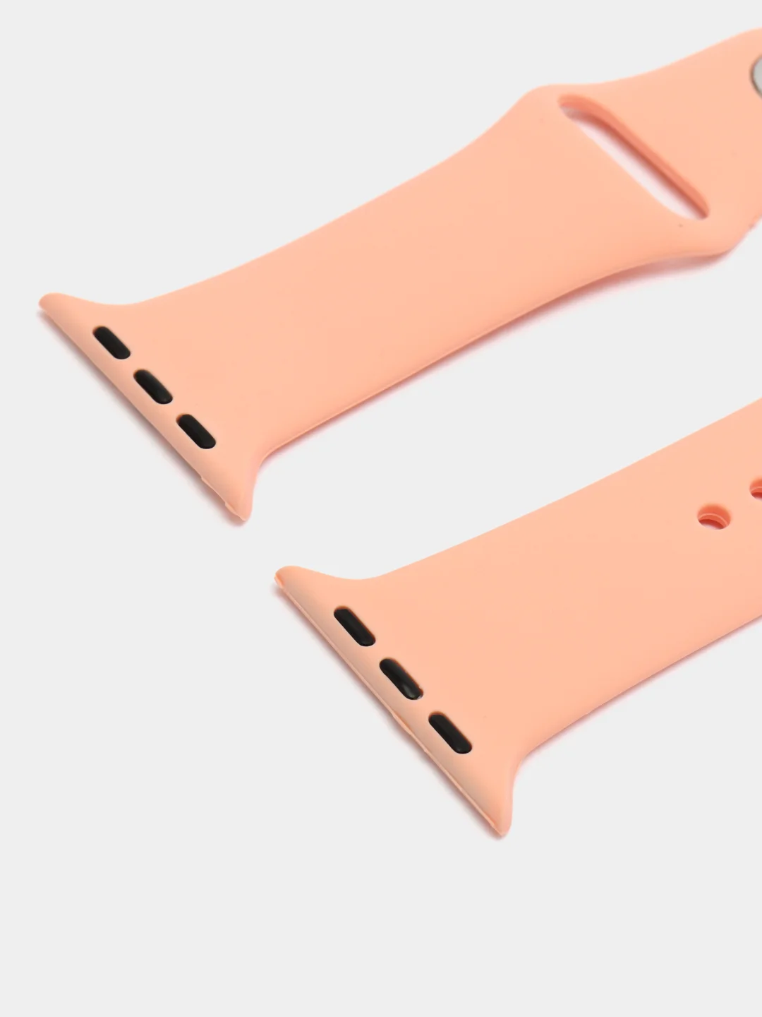 Пудровый ремешок для Apple Watch 3, 4, 5, 6, SE, 7, 8 силиконовый