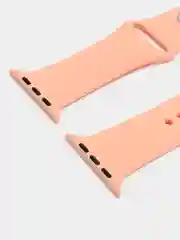 Пудровый ремешок для Apple Watch 3, 4, 5, 6, SE, 7, 8 силиконовый