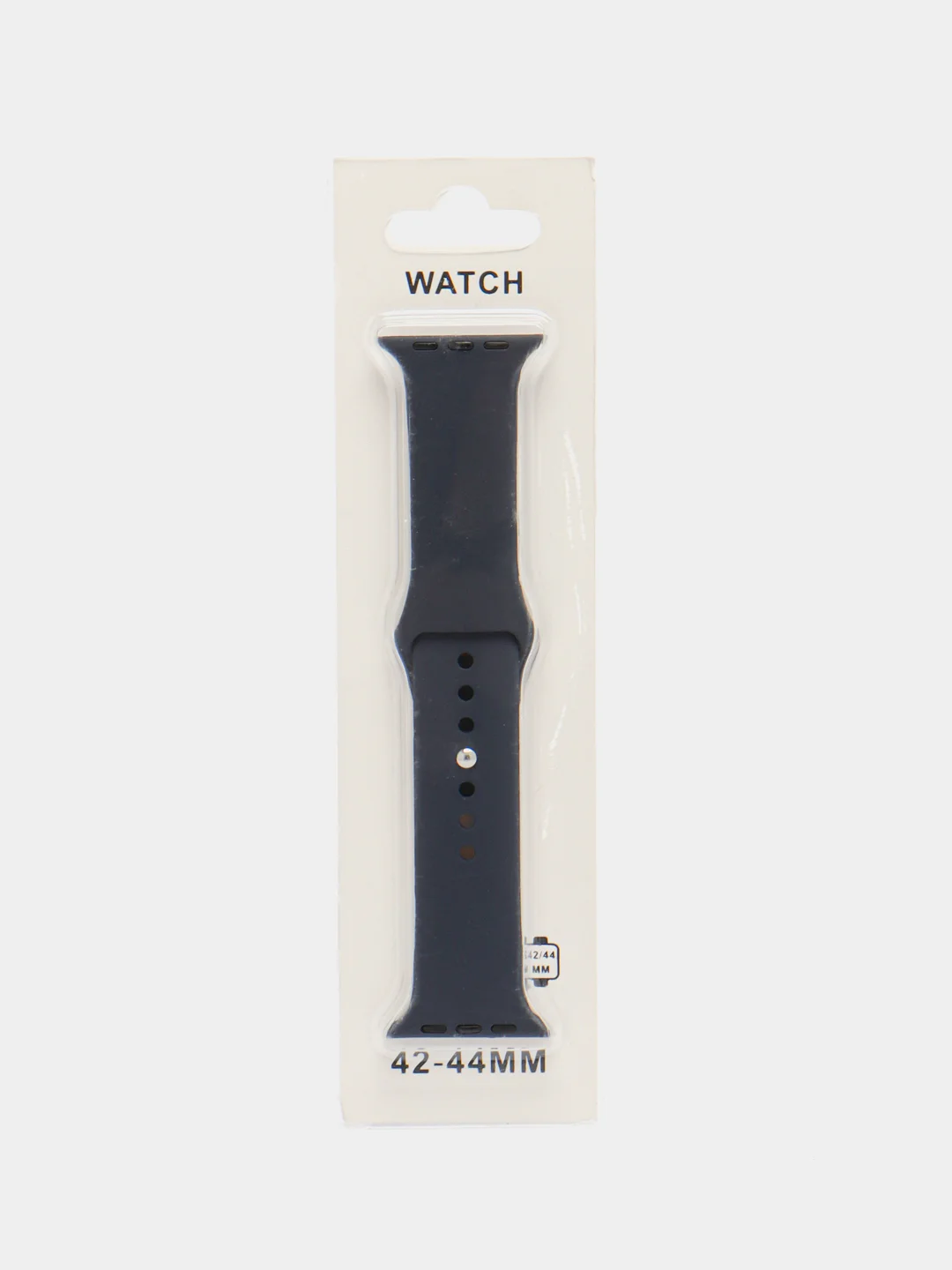 Индиго ремешок для Apple Watch 3, 4, 5, 6, SE, 7, 8 силиконовый