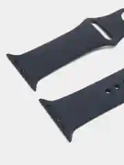 Индиго ремешок для Apple Watch 3, 4, 5, 6, SE, 7, 8 силиконовый