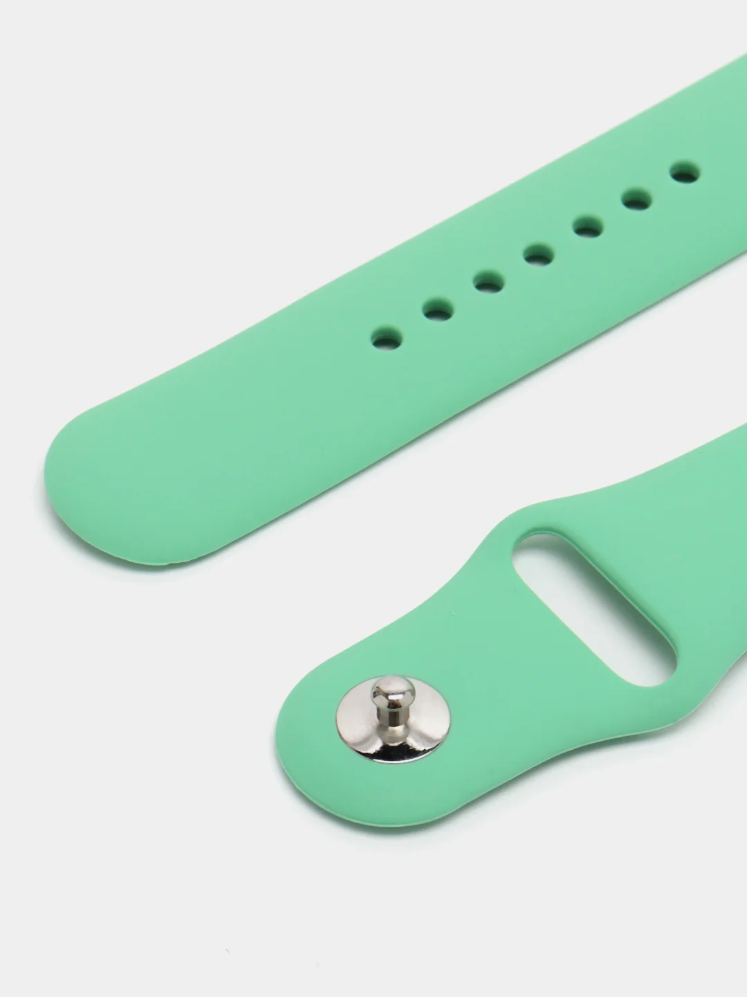 Оливковый ремешок для Apple Watch 3, 4, 5, 6, SE, 7, 8 силиконовый