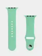 Оливковый ремешок для Apple Watch 3, 4, 5, 6, SE, 7, 8 силиконовый