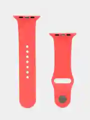Марсала ремешок для Apple Watch 3, 4, 5, 6, SE, 7, 8 силиконовый