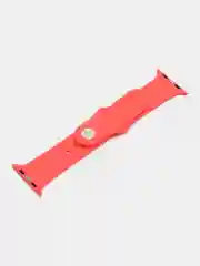 Марсала ремешок для Apple Watch 3, 4, 5, 6, SE, 7, 8 силиконовый