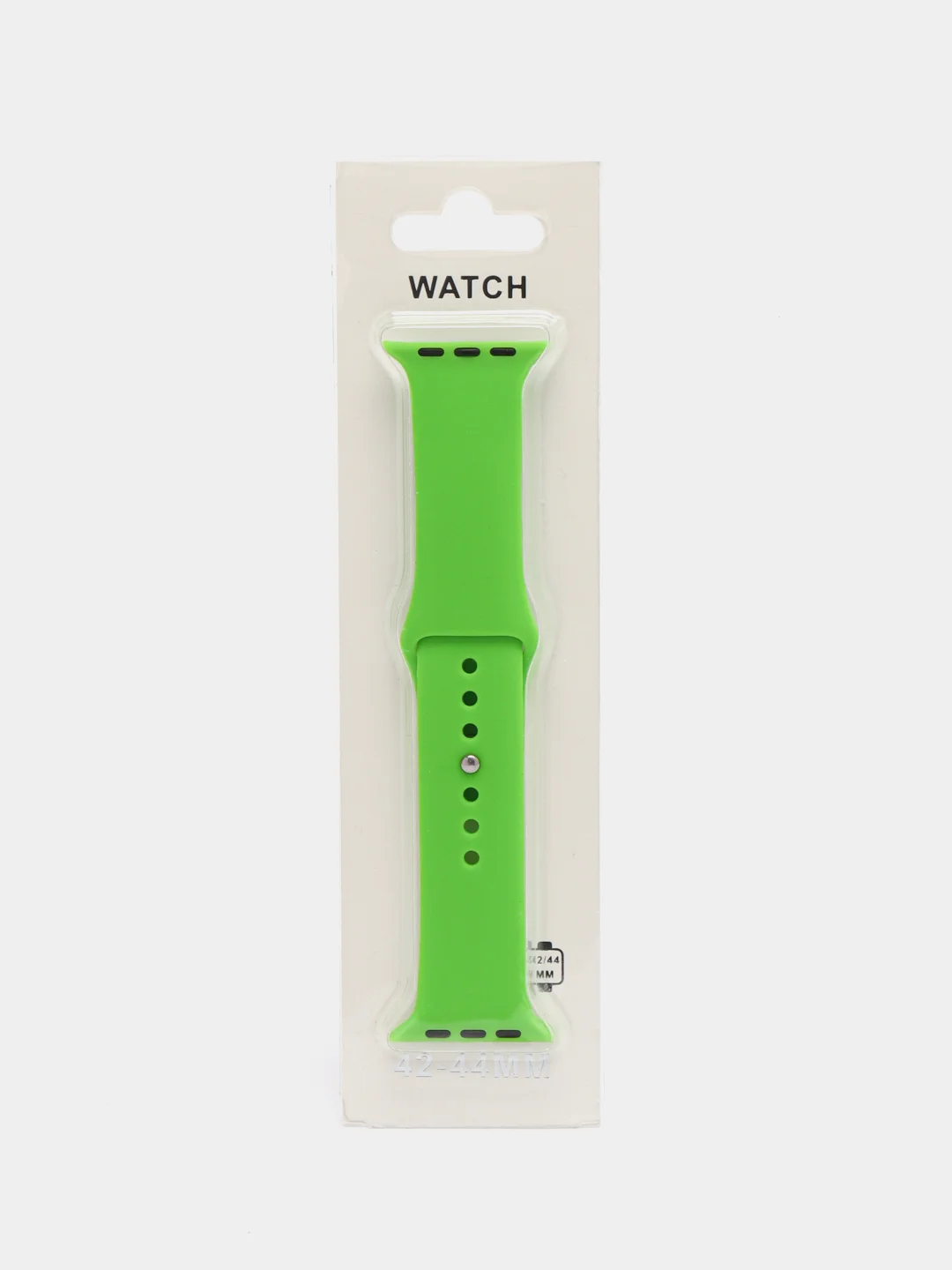 Лайм ремешок для Apple Watch 3, 4, 5, 6, SE, 7, 8 силиконовый
