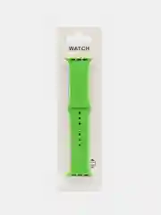 Лайм ремешок для Apple Watch 3, 4, 5, 6, SE, 7, 8 силиконовый