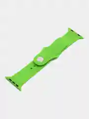 Лайм ремешок для Apple Watch 3, 4, 5, 6, SE, 7, 8 силиконовый