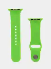 Лайм ремешок для Apple Watch 3, 4, 5, 6, SE, 7, 8 силиконовый