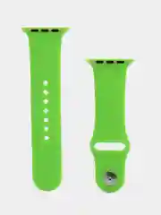 Лайм ремешок для Apple Watch 3, 4, 5, 6, SE, 7, 8 силиконовый