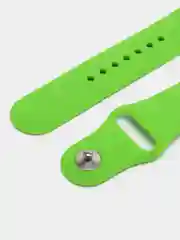 Лайм ремешок для Apple Watch 3, 4, 5, 6, SE, 7, 8 силиконовый
