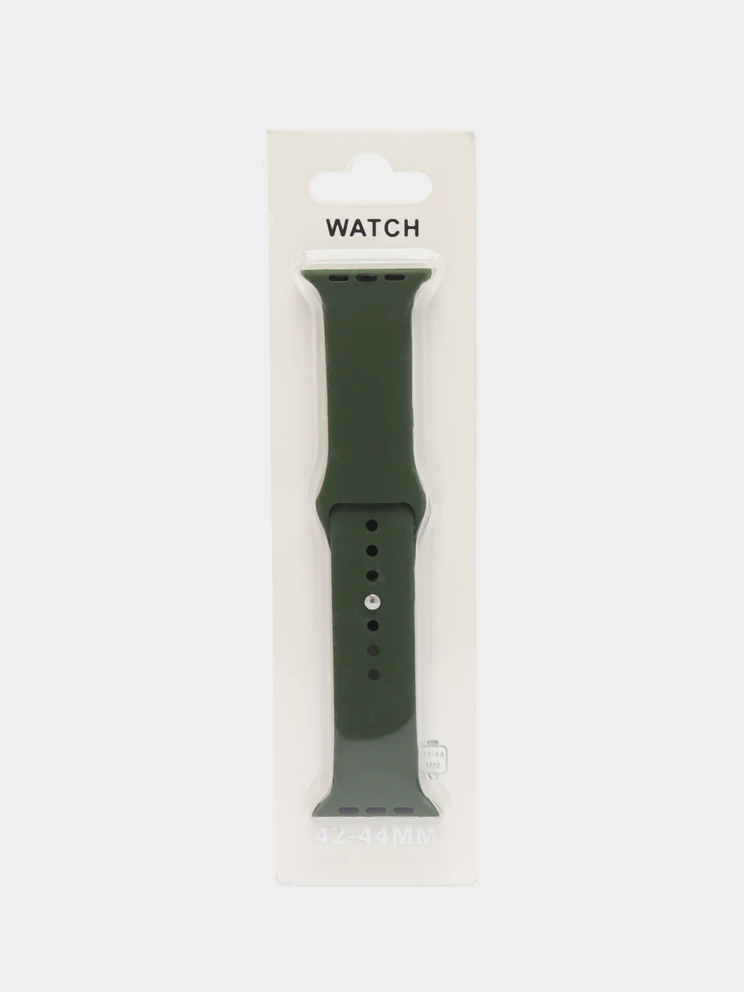 Зеленый ремешок для Apple Watch 3, 4, 5, 6, SE, 7, 8 силиконовый