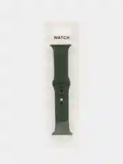Зеленый ремешок для Apple Watch 3, 4, 5, 6, SE, 7, 8 силиконовый