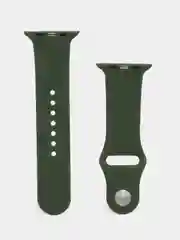 Зеленый ремешок для Apple Watch 3, 4, 5, 6, SE, 7, 8 силиконовый