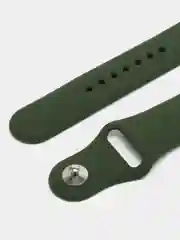 Зеленый ремешок для Apple Watch 3, 4, 5, 6, SE, 7, 8 силиконовый