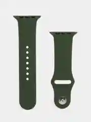 Зеленый ремешок для Apple Watch 3, 4, 5, 6, SE, 7, 8 силиконовый