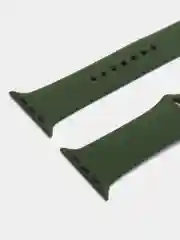 Зеленый ремешок для Apple Watch 3, 4, 5, 6, SE, 7, 8 силиконовый