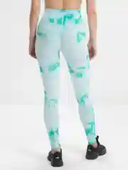 Бирюзовый легинсы спортивные, женские