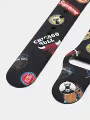 Черный силиконовый ремешок для Apple Watch с рисунком