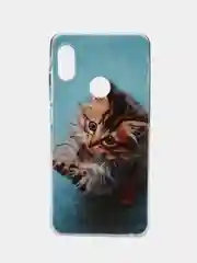 Светло-коричневый чехол на Xiaomi Redmi Note 5/Note 5 Pro / Сяоми Редми Нот 5/5 Про прозрачный, с рисунком