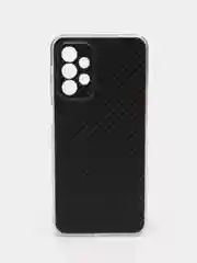 Хаки чехол силиконовый на Samsung Galaxy A23 / Самсунг А23 прозрачный с рисунком, защита камеры