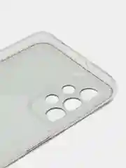 Хаки чехол силиконовый на Samsung Galaxy A23 / Самсунг А23 прозрачный с рисунком, защита камеры