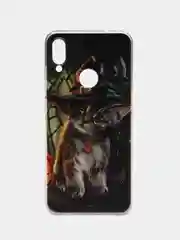 Медный силиконовый чехол на Xiaomi Redmi Note 7 / Сяоми Редми Нот 7 прозрачный, с рисунком