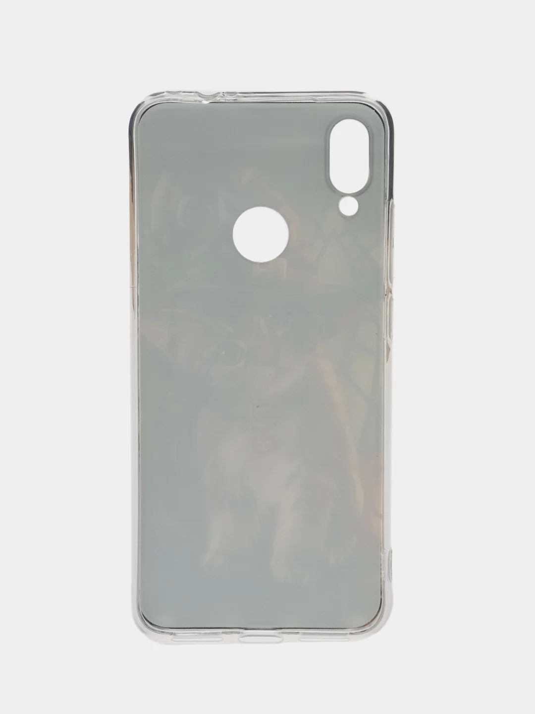 Медный силиконовый чехол на Xiaomi Redmi Note 7 / Сяоми Редми Нот 7 прозрачный, с рисунком
