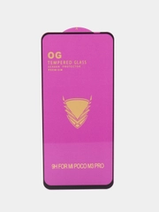 Защитное стекло OG Premium для Poco M3 Pro с набором для наклейки