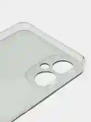 Серый меланж чехол на Tecno Spark 9 Pro / Текно Спарк 9 Про прозрачный, с рисунком, защита камеры