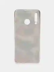 Кремовый чехол на Huawei P30 Lite/Honor 20S/20 Lite 2020 / Хонор 20 Lite прозрачный, с рисунком