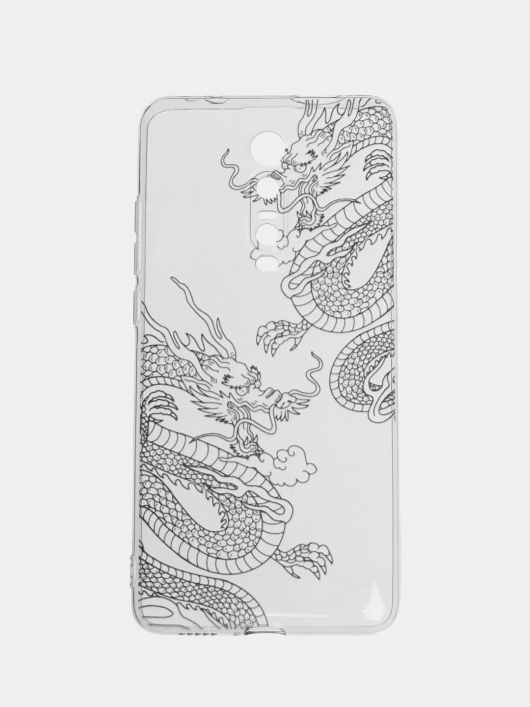 Пудровый чехол на Xiaomi Redmi K20/K20 Pro/Mi 9T/Mi 9T Pro / Сяоми Редми К20 прозрачный, с рисунком