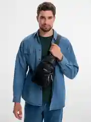Хром сумка мужская через плечо