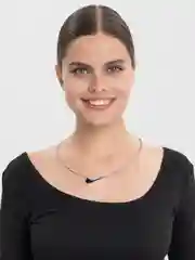 Серебряный цепочка с логотипом "Найк", "Nike", на Новый Год