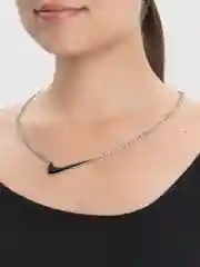 Серебряный цепочка с логотипом "Найк", "Nike", на Новый Год