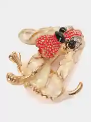Брошь "Собачка"