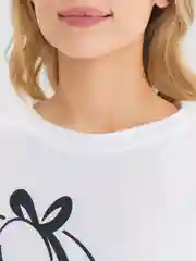 Белый футболка женская оверсайз