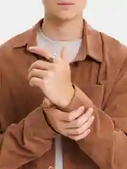 Серебряный кольцо унисекс
