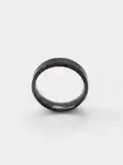 Черный кольцо стальное, унисекс