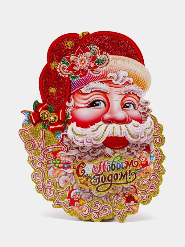 Новогодние украшения для декора дома, Дед Мороз и Снегурочка для интерьера