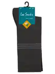 Черный носки мужские 3 пары  Lw.Socks из хлопка с лайкрой, утепленные, носочки