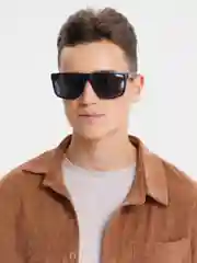 Тёмно-коричневый очки солнцезащитные со стеклянными линзами Marx sunglasses