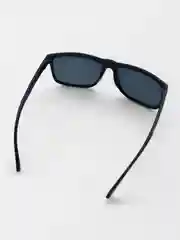 Синий меланж очки солнцезащитные со стеклянными линзами Marx sunglasses