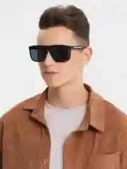 Угольный очки солнцезащитные со стеклянными линзами Marx sunglasses