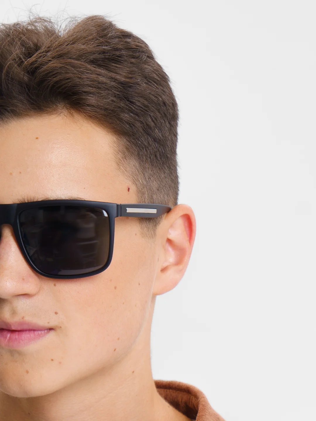 Угольный очки солнцезащитные со стеклянными линзами Marx sunglasses