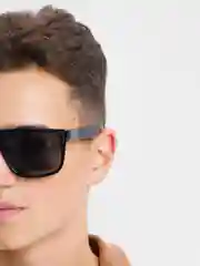 Черный очки солнцезащитные со стеклянными линзами Marx sunglasses