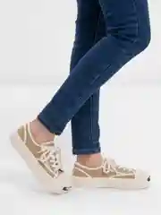Бежевый кеды женские