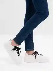 Белый кеды женские